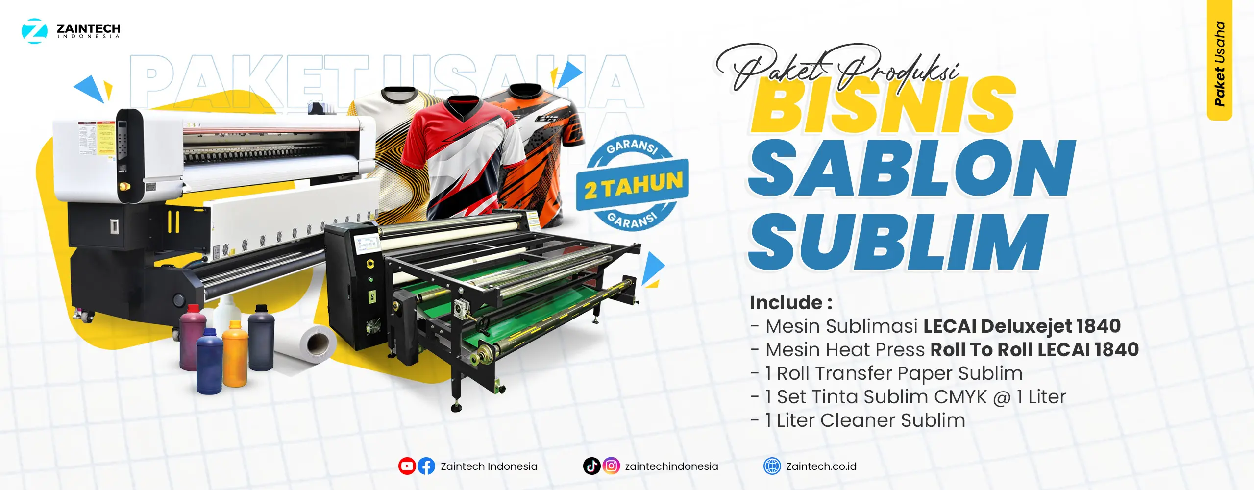 Paket Produksi Bisnis Sablon Sublim
