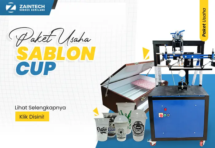 Paket Usaha Sablon Cup