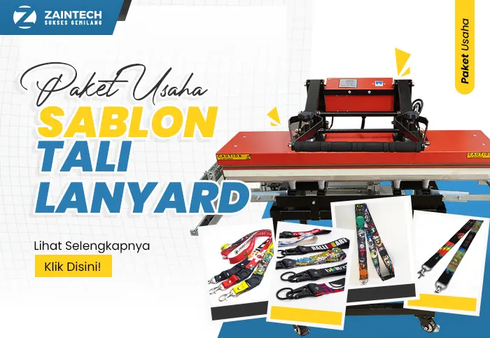 Paket Usaha Sablon Tali Lanyard