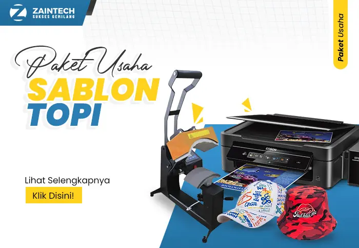 Paket Usaha Sablon Topi