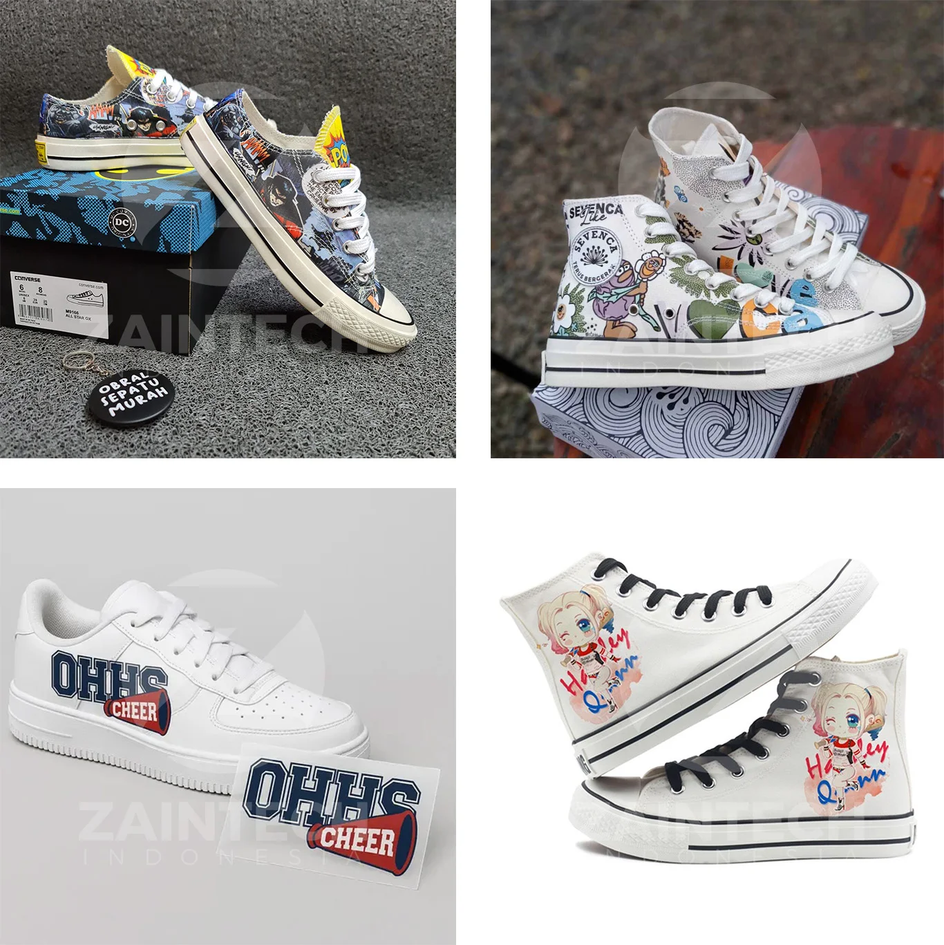 Hasil Mesin Heat Press Sepatu INNOVATEC